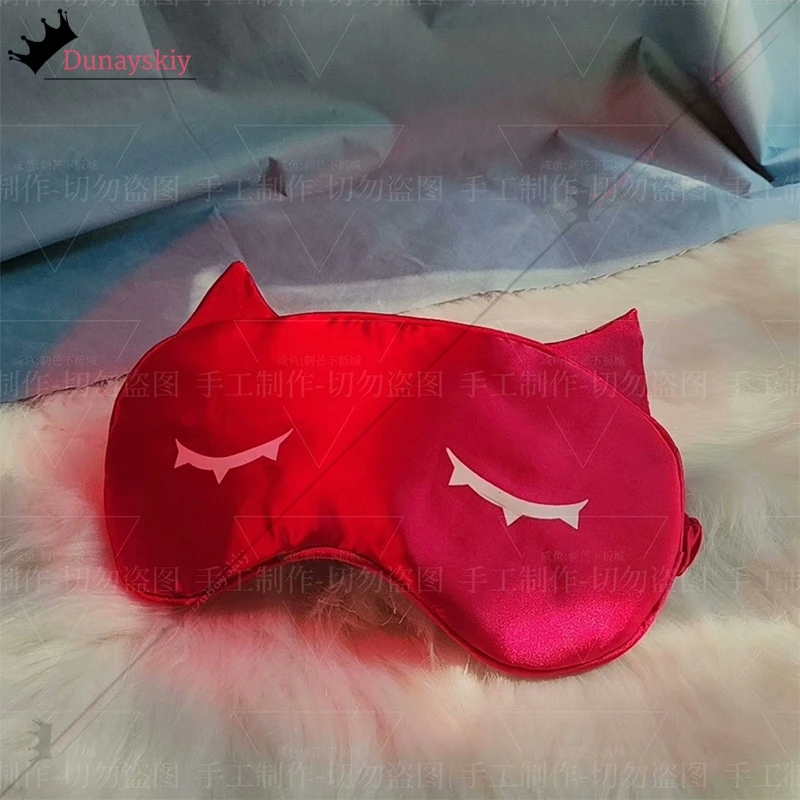 MiSide Crazy Mita Cosplay Game Cosplay Costume Red Eye Mask Eyeshade Cover Role-playing Eye Mask Women Primary Yandere Prop — zdjęcie 5