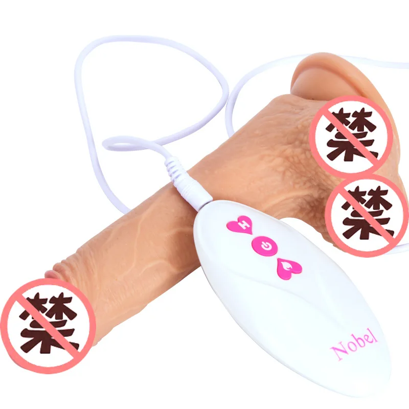 1pc Telescopic Vibrating Thrusting Realistic Dildo Female Masturbation with Suction Cup Heating Penis Remote Control Dick for Women