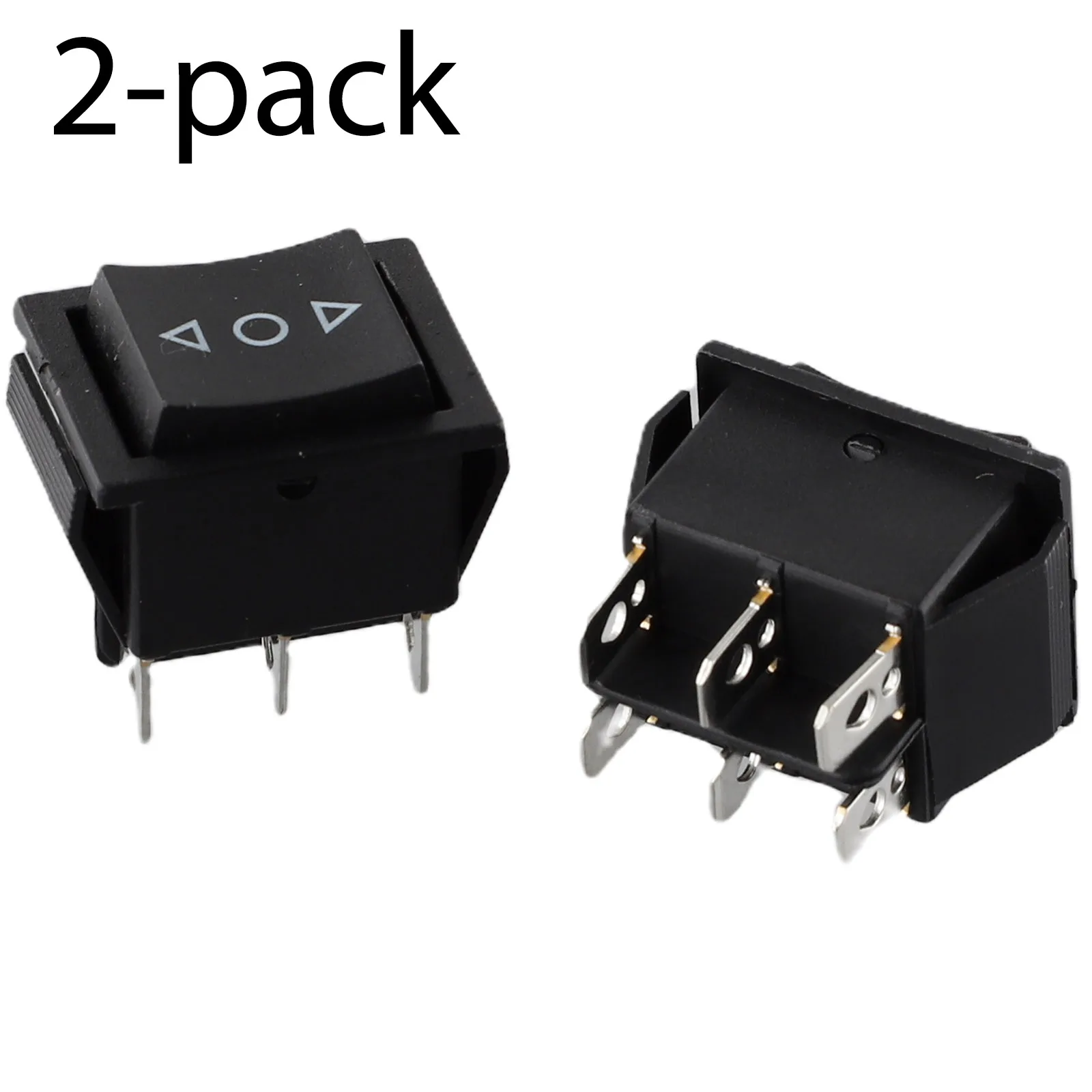 2-pack 6 PIN- DPDT Double Pole- Double Throw 20 Amp Momentary- Rocker Switch Home Appliances Accessories For Car Motorcycle