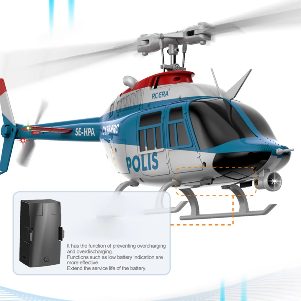 

2.4G RC ERA C138PRO RC Helicopter 6-Aixs Gyroscope 6CH Altitude Hold Optical Flow Brushless Remote Control Helicopter Toy