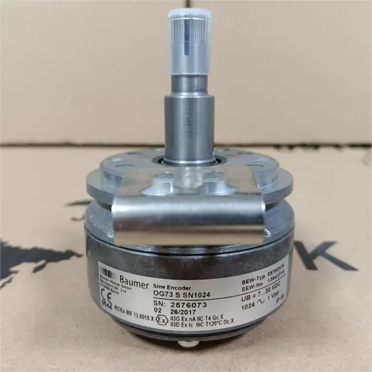 

Original New Baumer SEW Eurodrive OG73 S SN1024 OG73SSN1024 Part 13642715 Sine Encoder ES7S EV7S