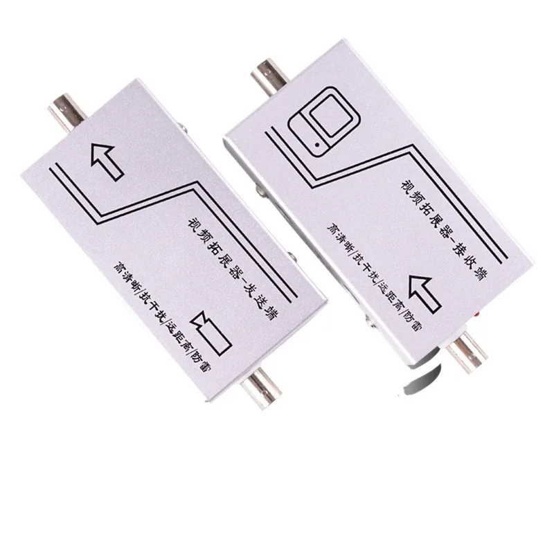 For monitoring analog cameras, anti-jammer signals, extended transmission to reticulated snowflake spots