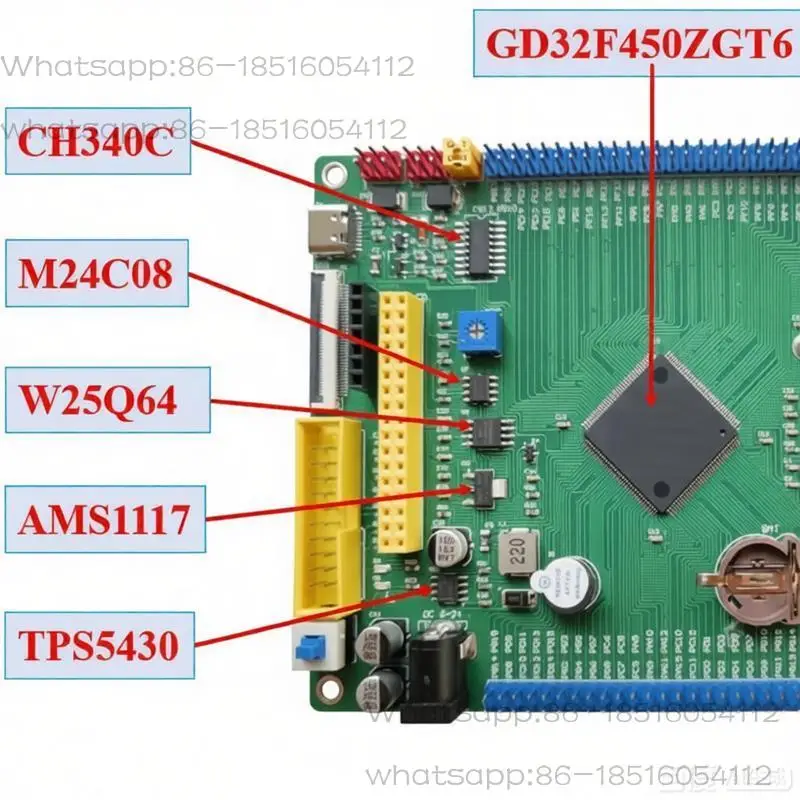 GD32F450ZGT6 domestic microcontroller development board replaces STM32F429 technical support