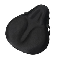 Silicone Bike Seat Cover 3D Gel Saddle Pad Padded Bicycle Soft Cushion Comfort Seat Saddle Covers Fits Wide Seat Cycling Parts