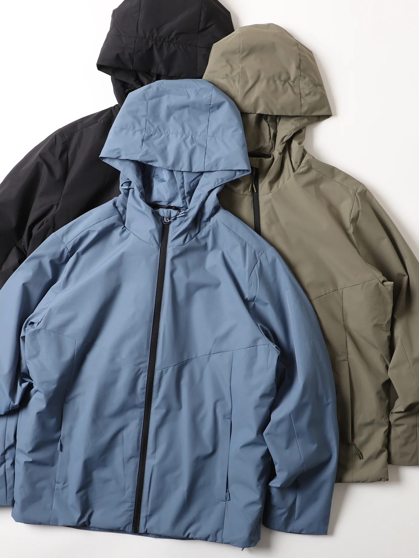 

Nordic Sle Outdoor Lightweight Tech Cotton Hooded Jaet Men's Commuting Windproof Water-resistant Warm Cotton Coat