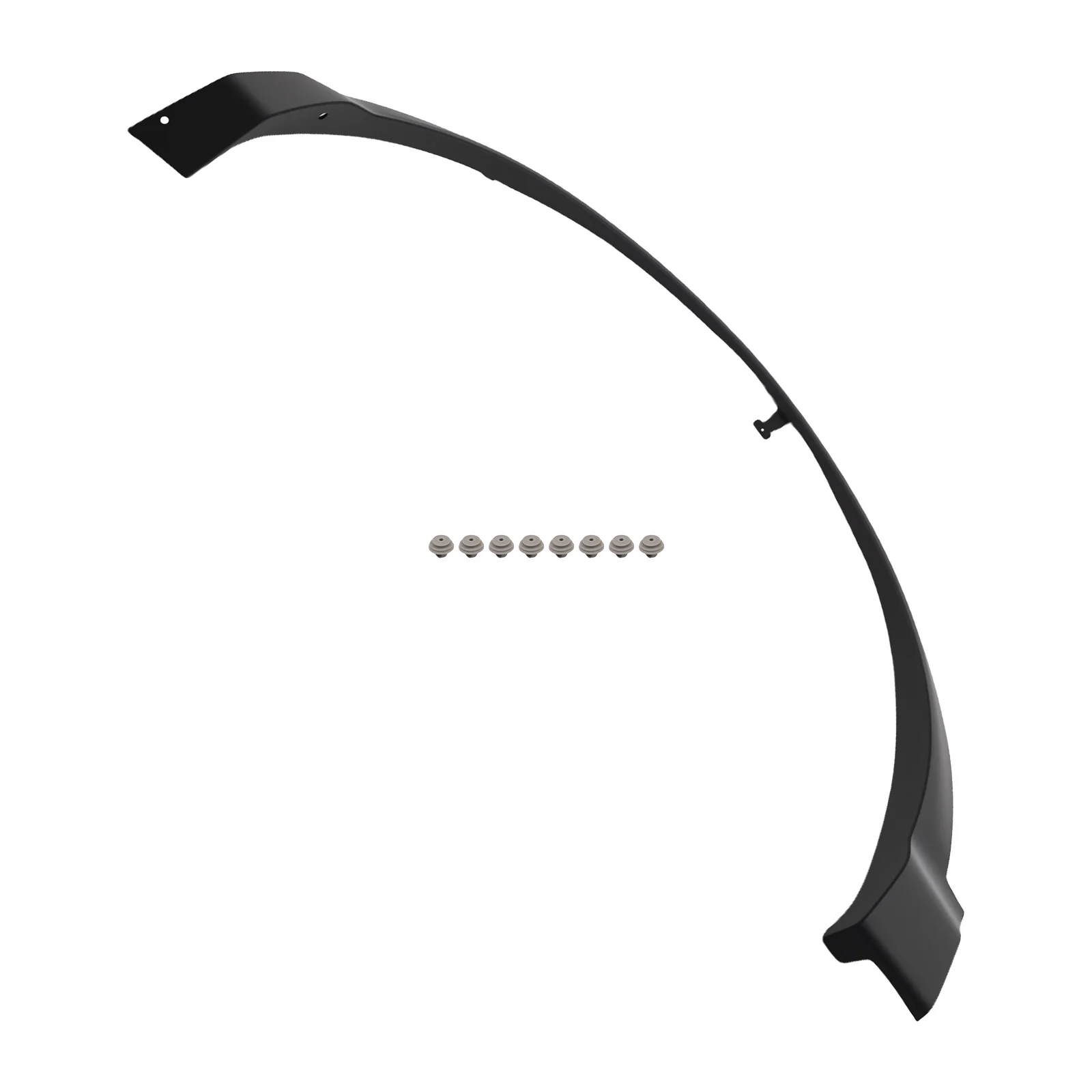 

Черный пластиковый расширитель колесной арки для Nissan Rogue Sport 2017-22, передний левый, 638116MA0A