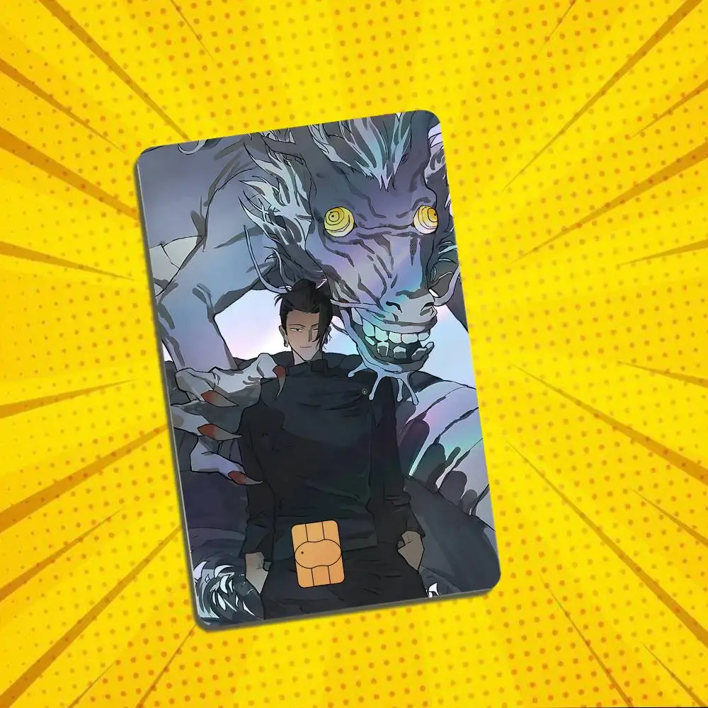 Premium Dedicated Server Geto Suguru  Card Skin Stickers For Bank Card Bus Metro Card Sticker Waterproof Gift Holographic
