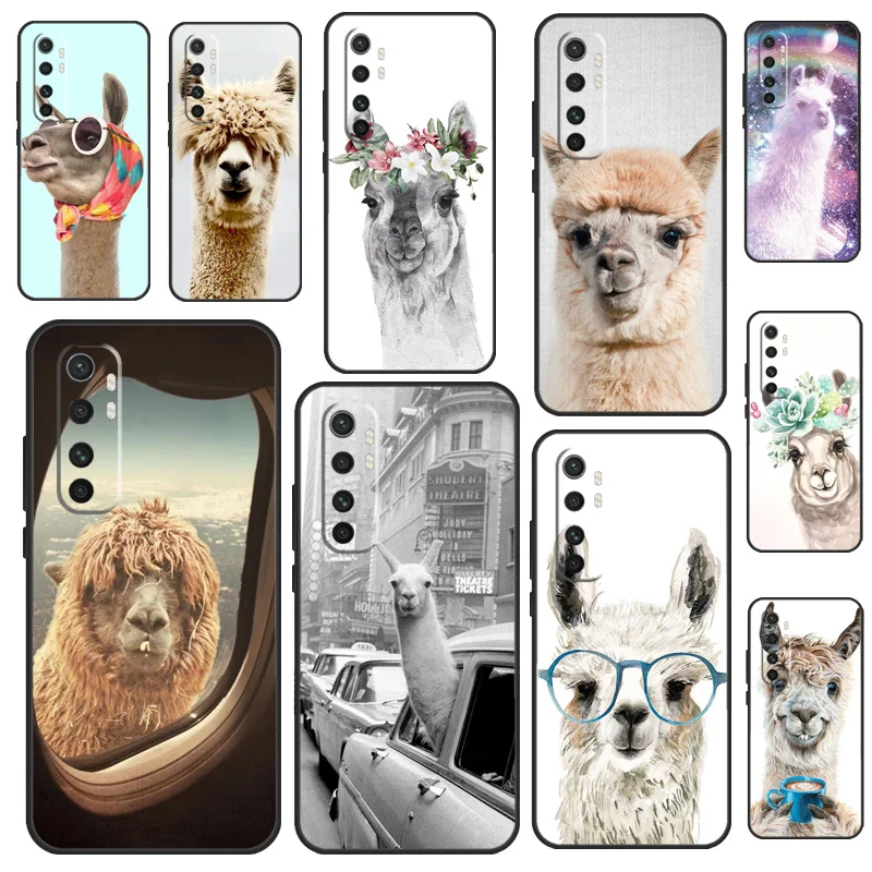 Lama Llama Alpaca Case For Xiaomi 13 12 Lite 11T 12T Pro 12X Cover For POCO F5 X3 X5 Pro X4 F4 GT F3 M5s C40