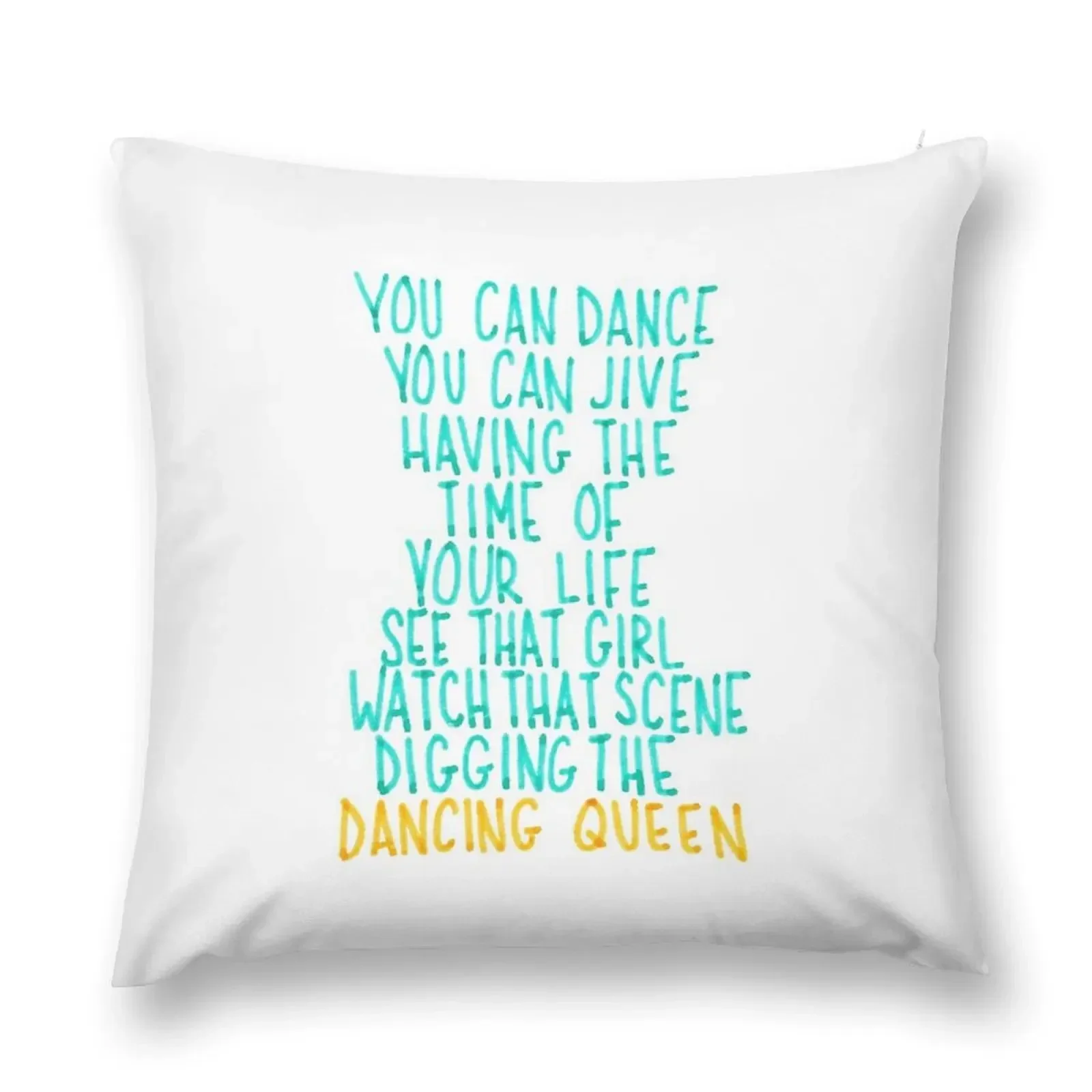 

You Can Dance, You Can Jive Throw Pillow christmas supplies Plaid Sofa New year Bed pillowcases pillow