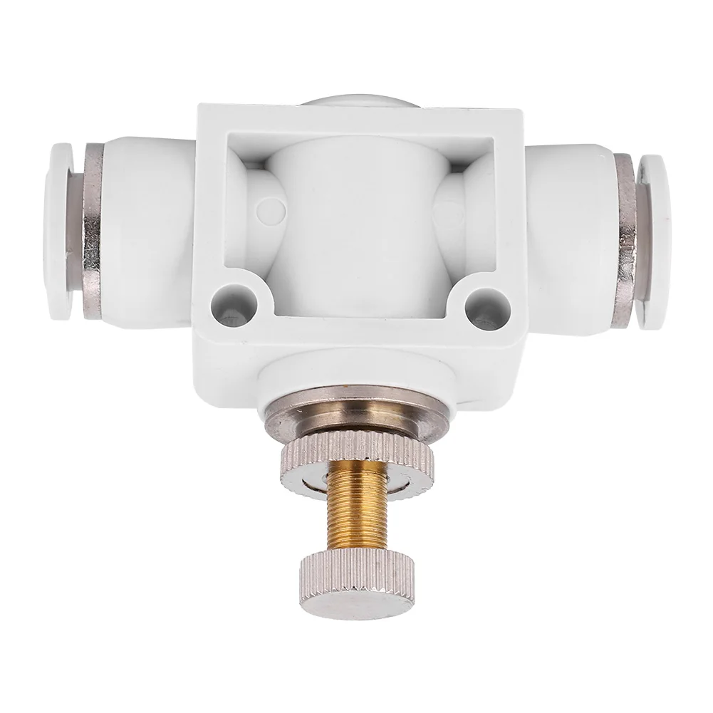 Air Speed Control Valve Snap-On Quick Connector Brass Knob Valve Throttle Valve Pneumatic Tools Accessories Air Intake Interface