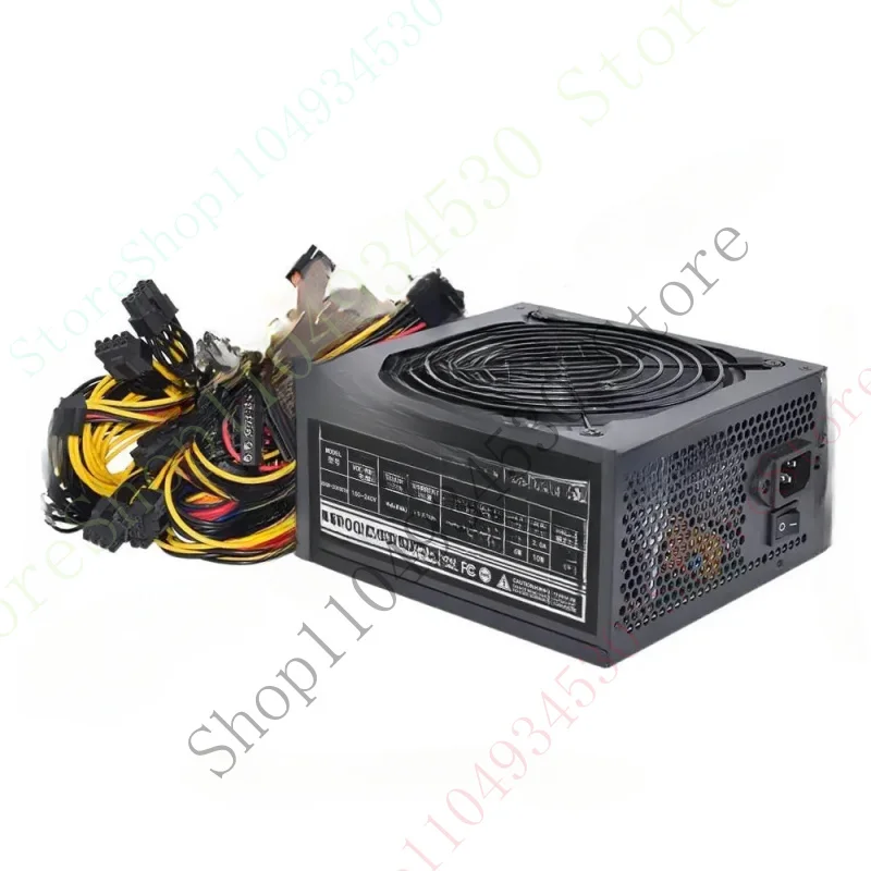 Fonte de alimentação de mineração hc senlifang 2000w 2400w atx para btc etc rvn rig ethereum componente de computador máquina de mineração suporta 8 gpu