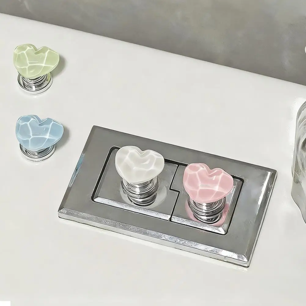Cute Luminous Pig Toilet Presser Water Tank Buttons Protector Multi-useful Furniture Handle Home Bathroom Accessories