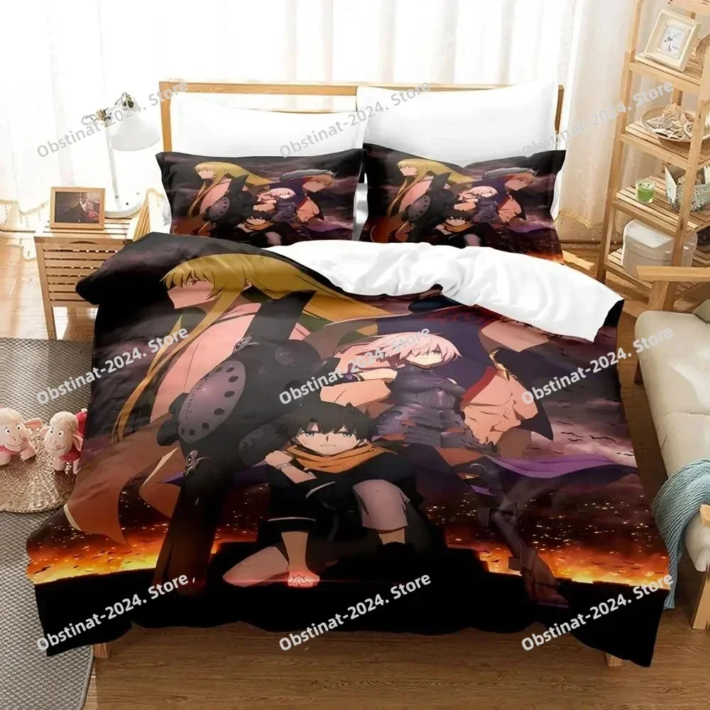 Anime Fate Grand Order Bedding Set Duvet Cover Full Queen King Size Pillowcase Bed Print Bed Set Aldult Kid Bedroom Single Twin