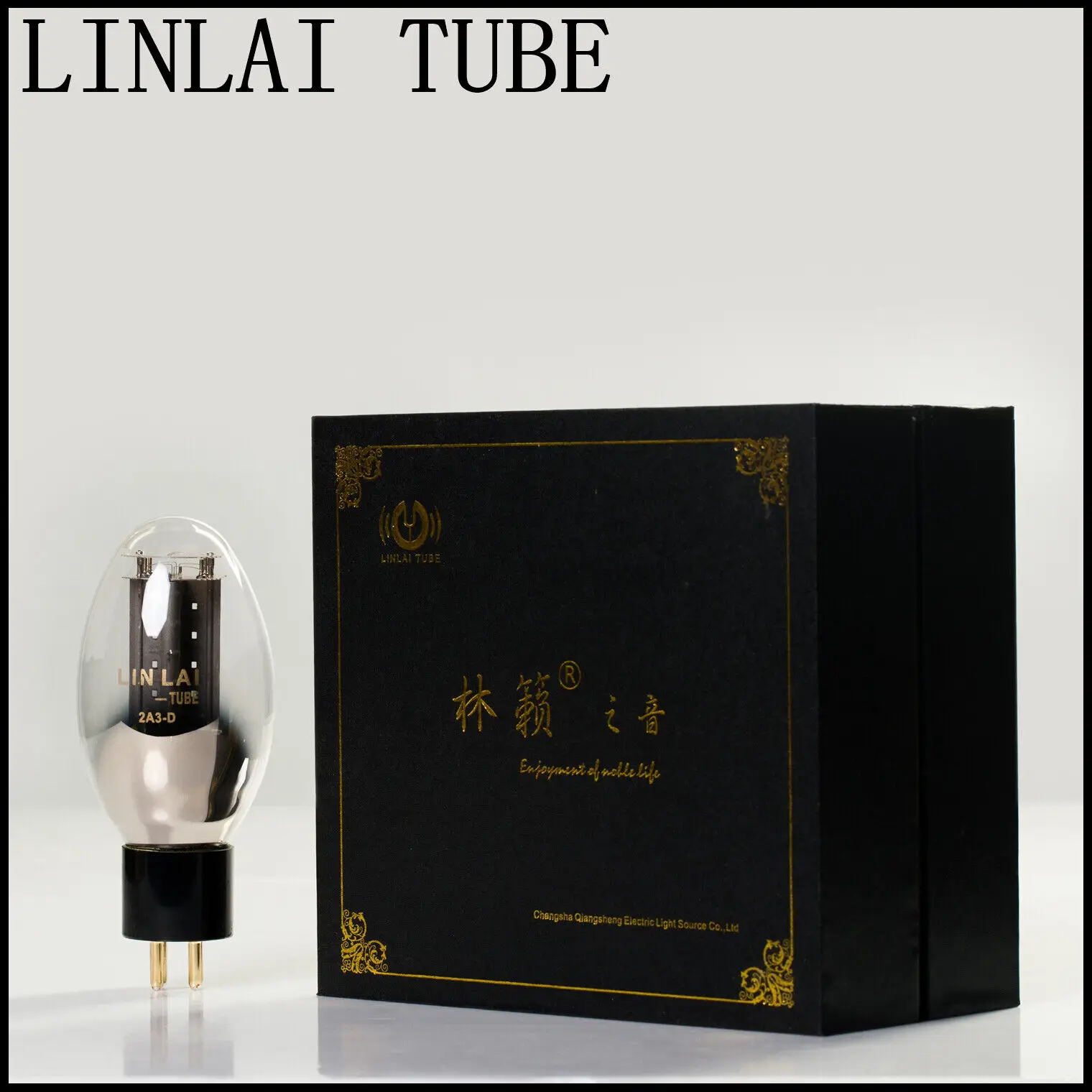 Matched Pair LINLAI 2A3-D Titanium Screen D-Series Vacuum Tube 2A3C 2A3B Amp New