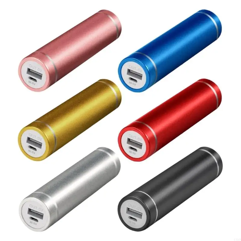 Spring Activated 21700 Powerbanks AntiImpact Aluminum Shell Easy Battery Swap Y3ND
