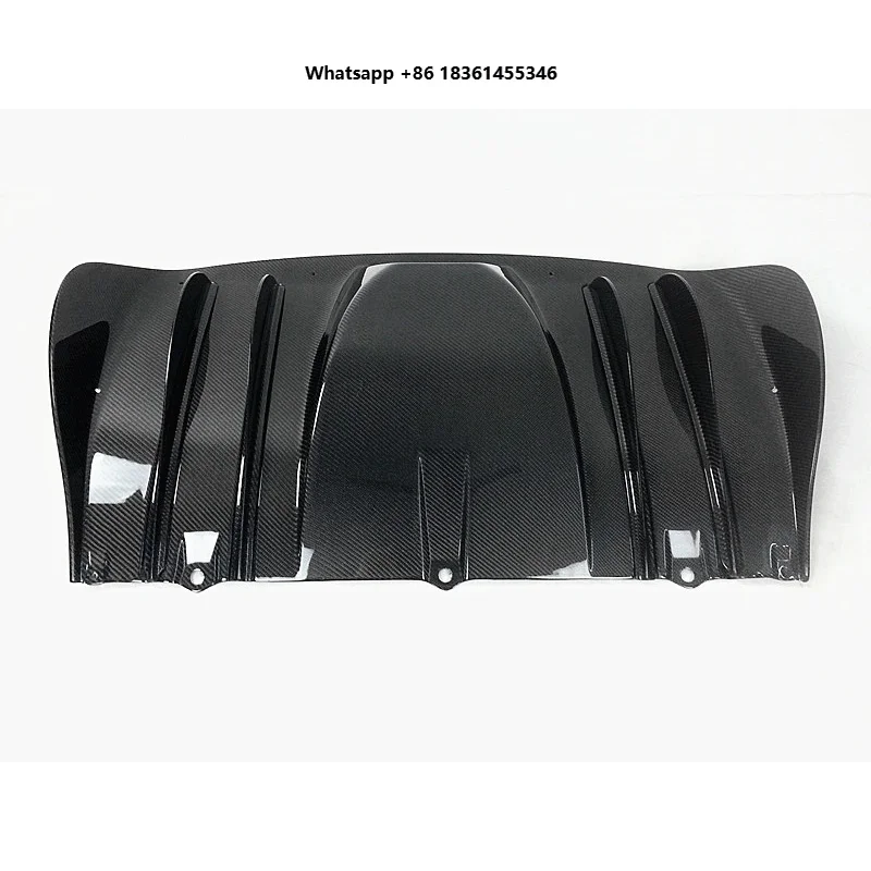 

OEM Style Carbon Fiber Rear Bumper Diffuser Lip FOR F430 Italia Coupe Body Kit Car Rear Enhancement