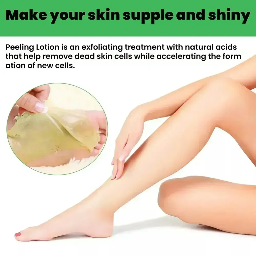 Olio esfoliante verde Olio peeling per il corpo Idratante Sbiancamento per il corpo Rimuovi la melanina Migliora lo sbiancamento opaco Schiarente Cura della pelle