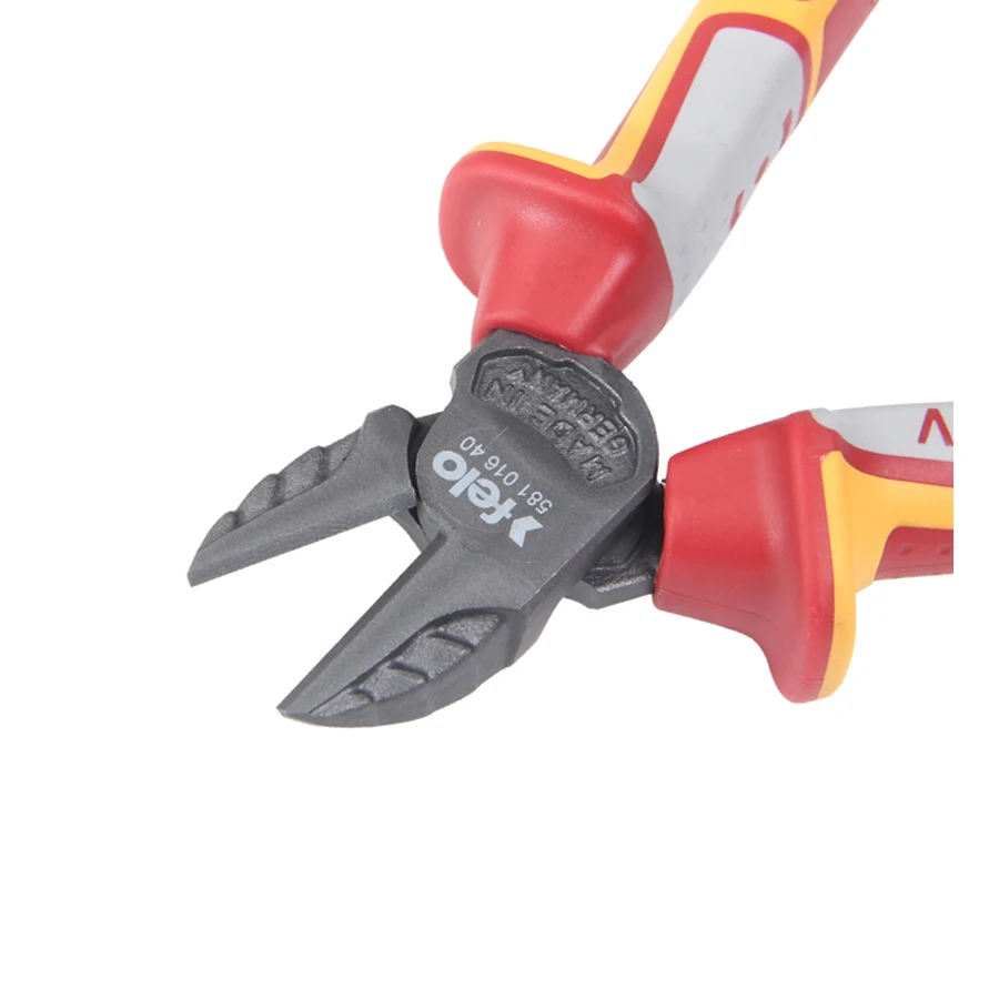 FELO Insulated Diagonal Plier 160mm VDE for Cutting Hard and Soft Wires Electrician Tool 58101