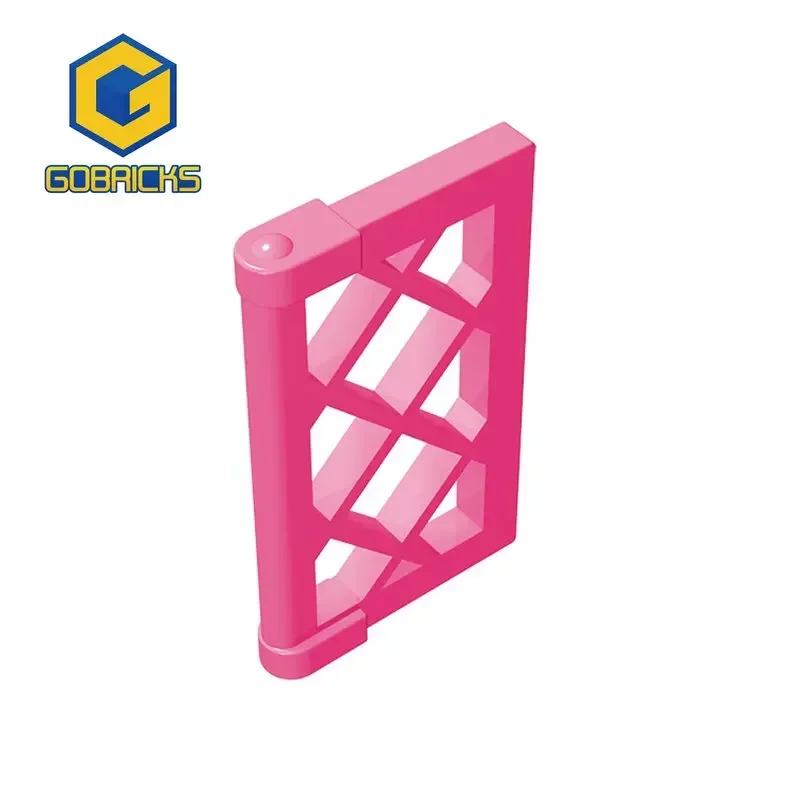 

Gobricks 1 шт. MOC Window 1 x 2 x 3-панельные решетчатые кирпичи, совместимые с моделью 60607, детали строительных блоков, детские сборные игрушки