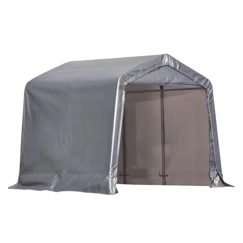 Outdoor Summer Steel Frame Tent Rainproof Dustproof Sunproof 1.8x1.8x1.8m Balcony Garden Motorcycle Carport Storage Shed Durable