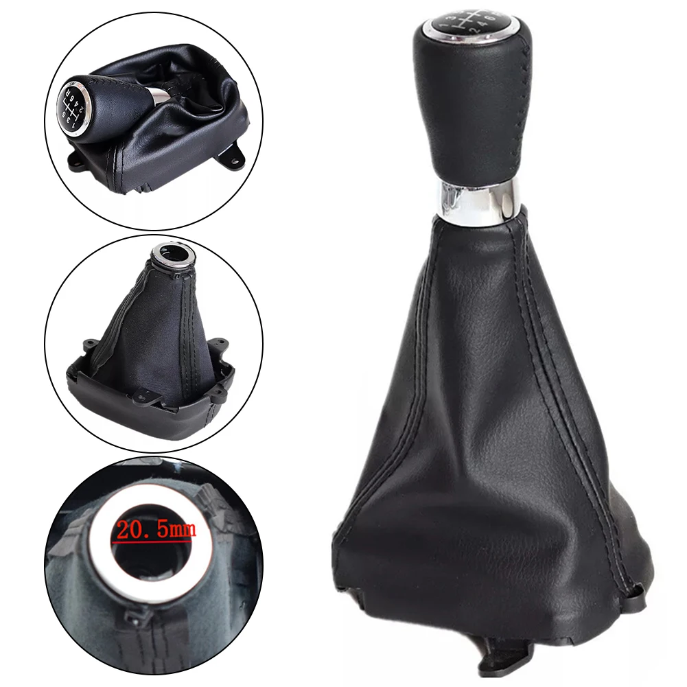 

Automatic Transmission 6 Speed Knob Car Modification ABS And PU Leather Enhanced Driving Experience For 2008-2014 6 Speed