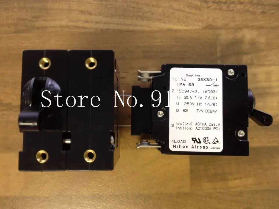 [ZOB] The United States AIRPAX Ebers 1LINE08X30-11PA69 2P20A 250V original equipment of circuit breaker  --5pcs/lot