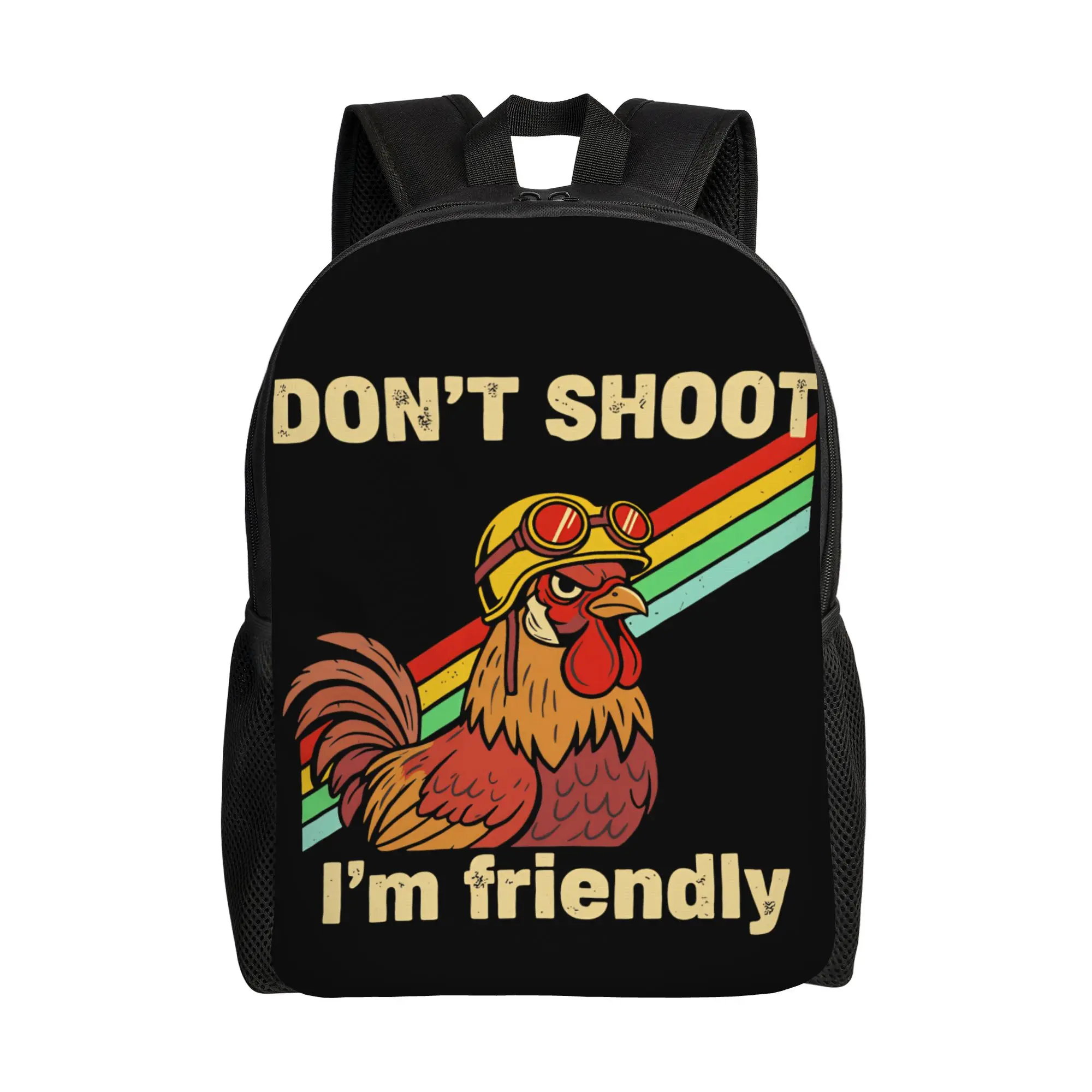 

Рюкзак Arc Raiders Don't Shoot I'm Friendly Teenage для подростков, для улицы, для работы, для старшей школы, для мужчин и женщин, сумка через плечо для ноутбука