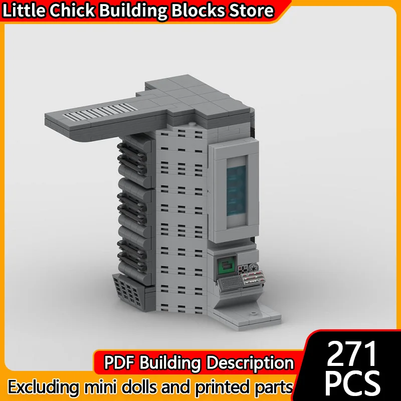 City Street View Model MOC Building Bricks Scene Service Dock Modular Technology Children Holiday Gifts Assemble Toys Suit