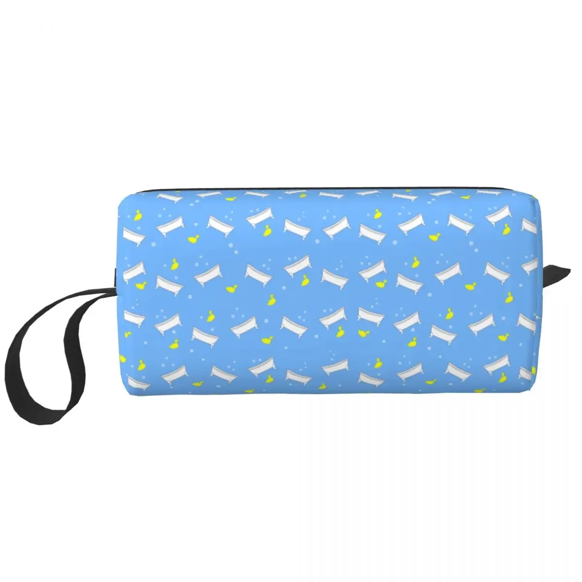 Custom Bathtub Rubber Ducky Duck Lover Makeup Bag Women Travel Cosmetic Organizer Storage Toiletry Bags Dopp Kit Case Box