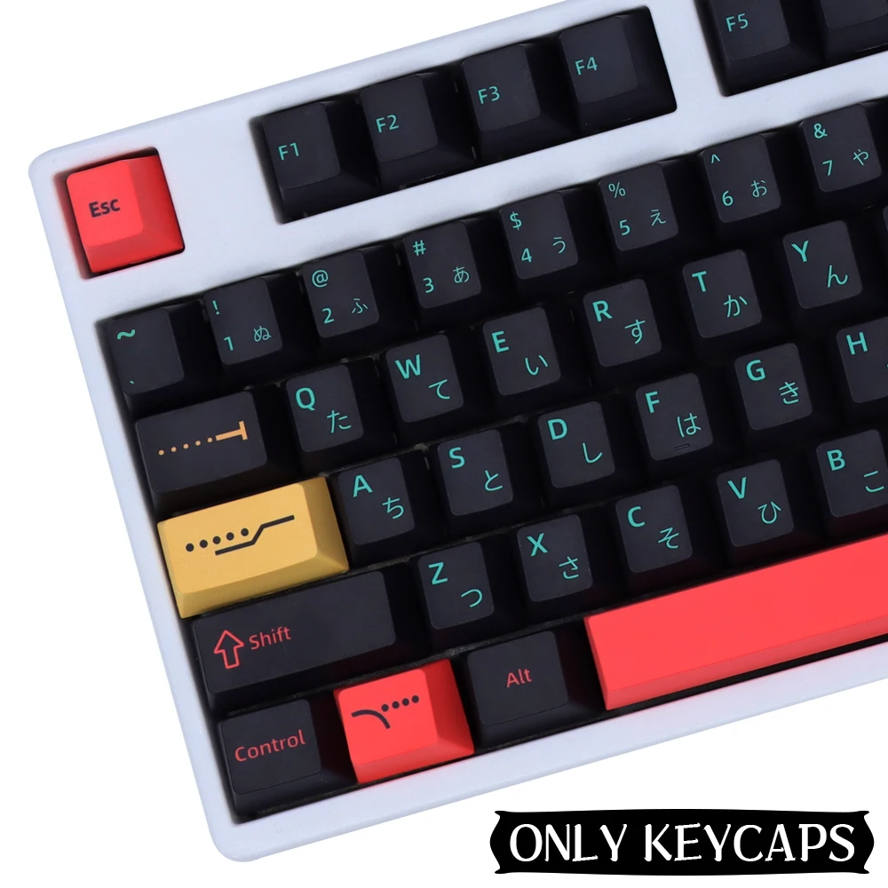 Metropolis personalizou keycaps cherry profile dye sub keycap para gmk cherry mx switch 64/68/87/96/980/104/108 teclado mecânico