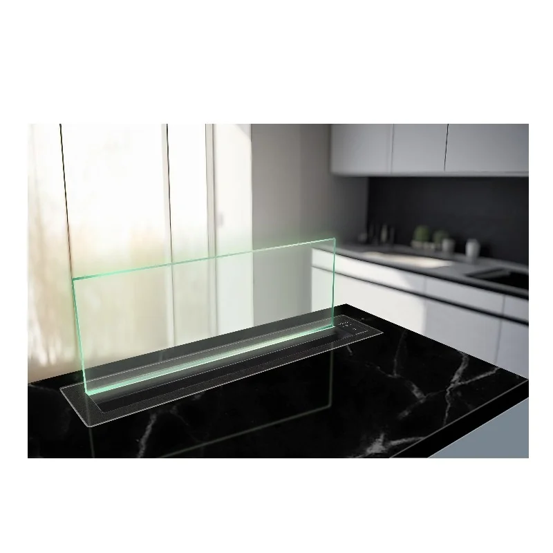 2025 New Design Electric Stainless Steel Downdraft Cooker Hood Island Vented Down Air for Household and Hotel Use