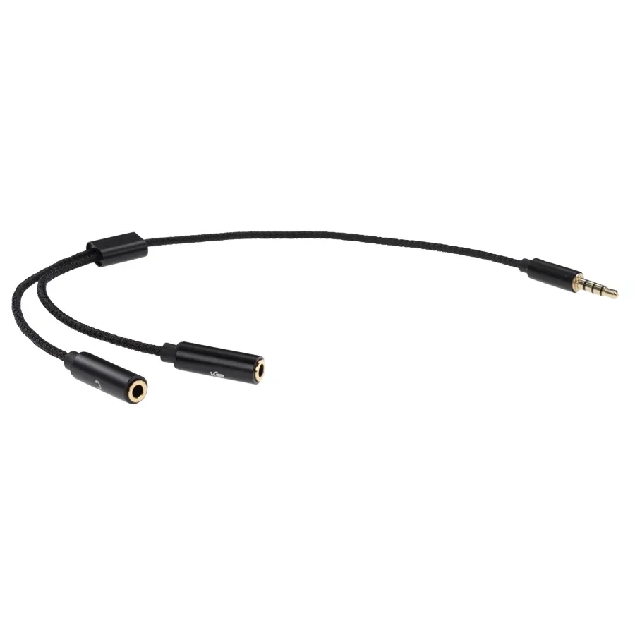 200pcs 3.5mm Y Splitter Aux Cable 1 Male to 2 Female Audio Adapter Cord for Headphone Earphone MP4 Tablet Phone Laptop