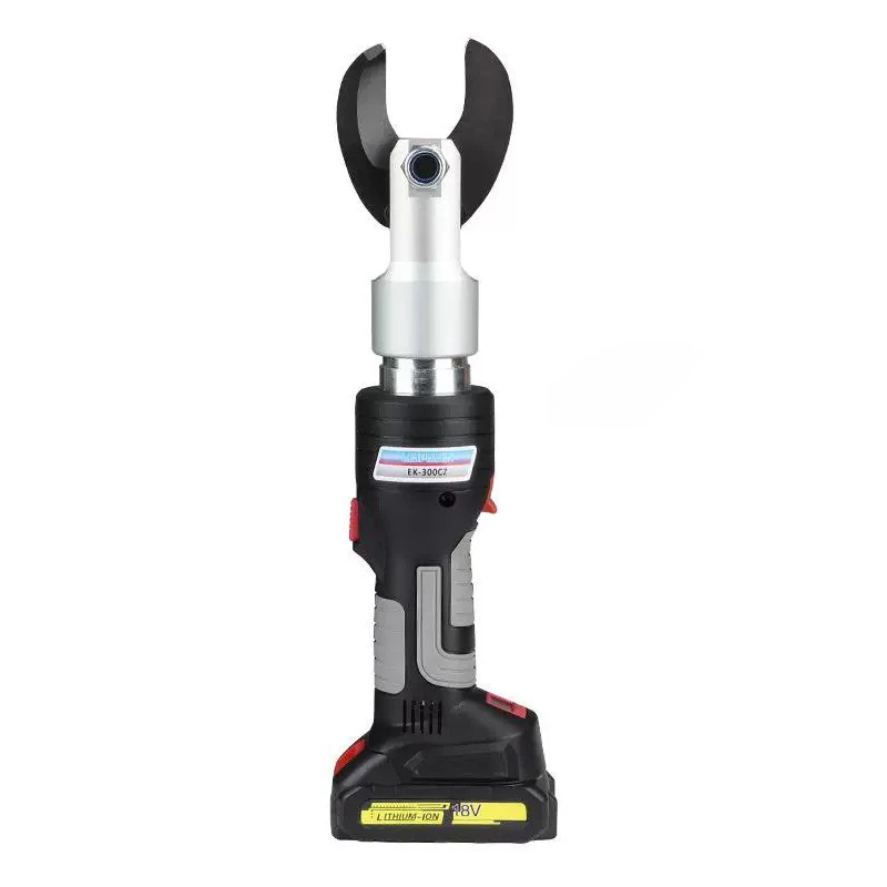 Straight-type Handheld Electric Cable Cutter Rechargeable Hydraulic Cable Scissors Small Portable EK-40C Wire Cutter
