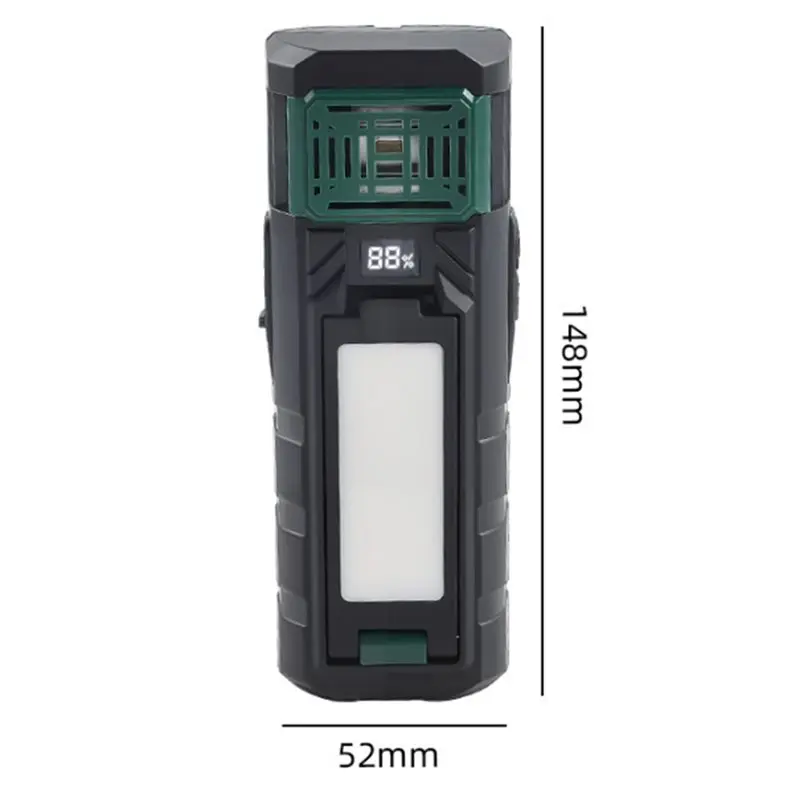 ABDJ-LED للطي التخييم ضوء المحمولة خيمة ضوء متعدد الوظائف ضوء العمل شاشة ديجيتال للمنزل غرفة نوم غرفة المعيشة #6