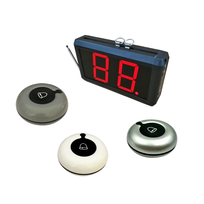 Easy to Use Electronic Ring Beeper Wireless Call Bell for Office