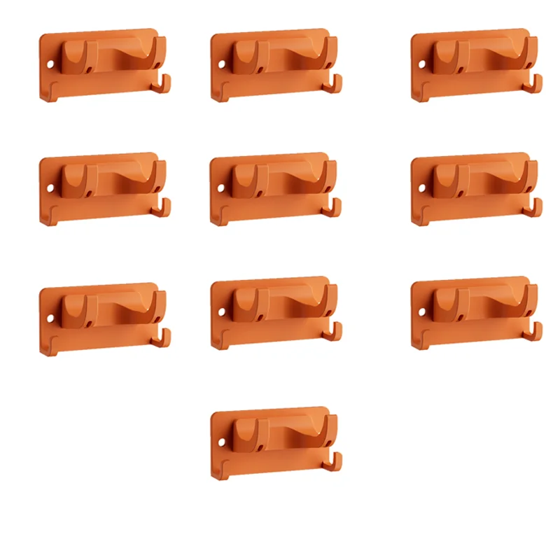 10 Pack Garden Tool Holder Wall Mount Storage Workshop Tool Storage Hanging Holder For Hammer Wrench Garage Tools Holder