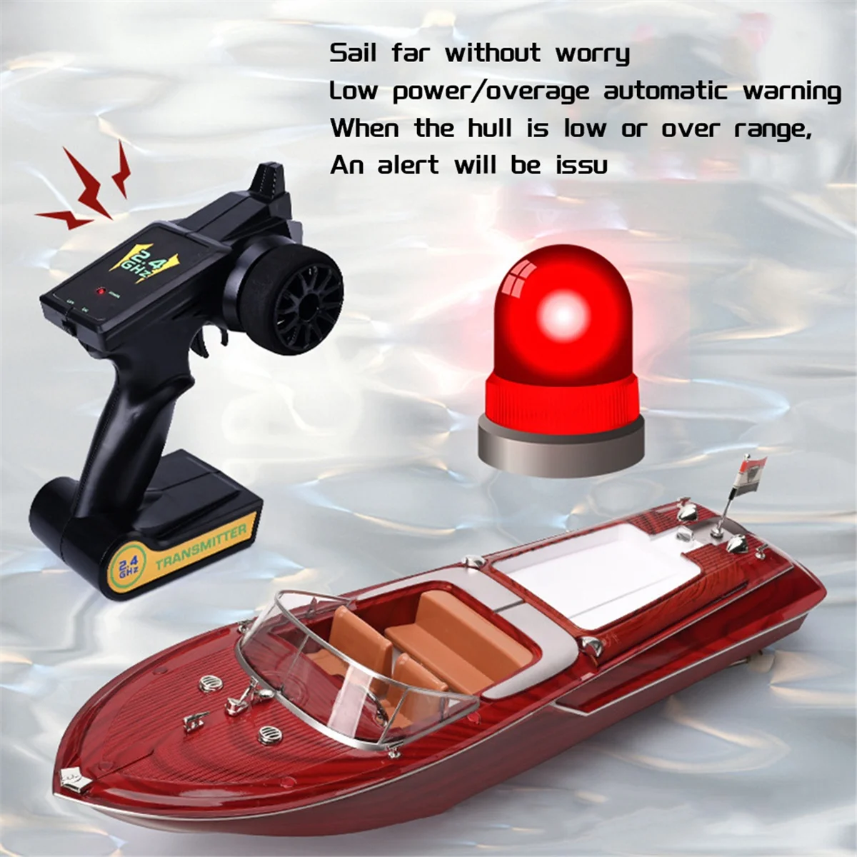 RC Boat for Kids 8-12, Fast Remote Control Boat , 2.4G RC Electric Boats Pool and Lakes Toys for