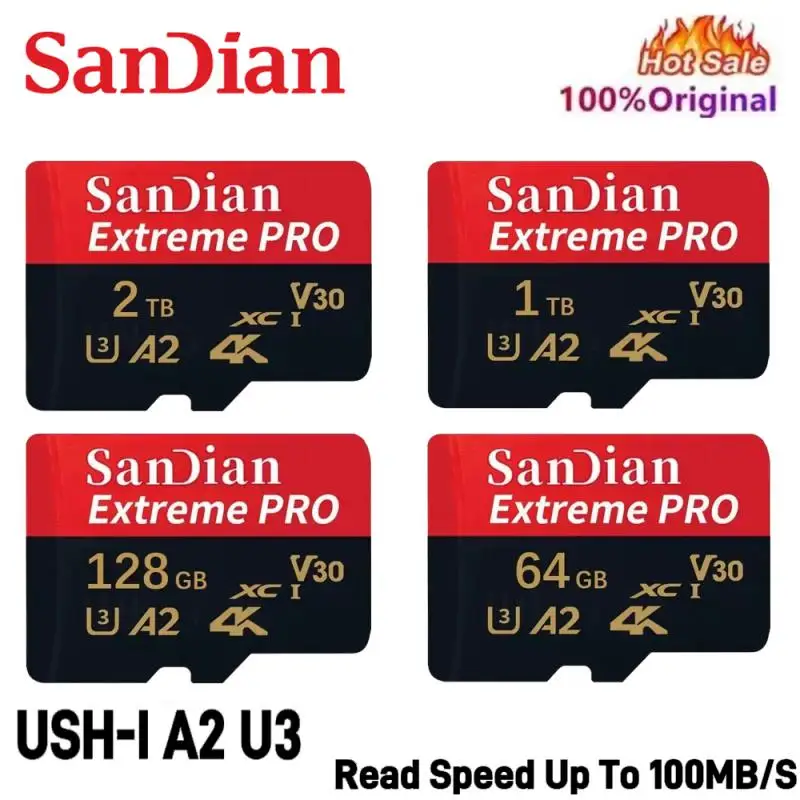 High Speed Micro TF SD Card 512GB 256GB 128GB 64GB 32GB TF Flash Memory Card Driving Recorder Cameracartão De Memória