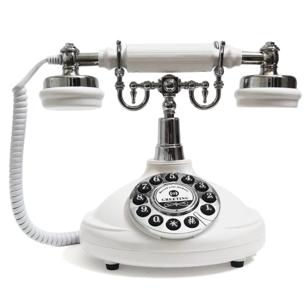 Audio Bericht Boek Telefoon Antieke Vintage Telefoonceremonie Welkom Audio-opname Gastenboek Voor Bruiloft Verjaardag Beste Prijs