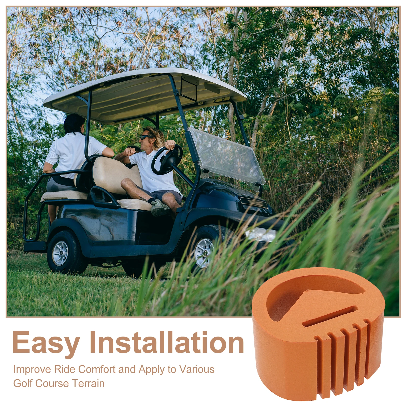 محرك عربة الغولف Snubber جلبة امتصاص الصدمات الاهتزاز المرطب لنادي السيارات المطاط جبل المضادة للتصادم وسادة المحرك #3