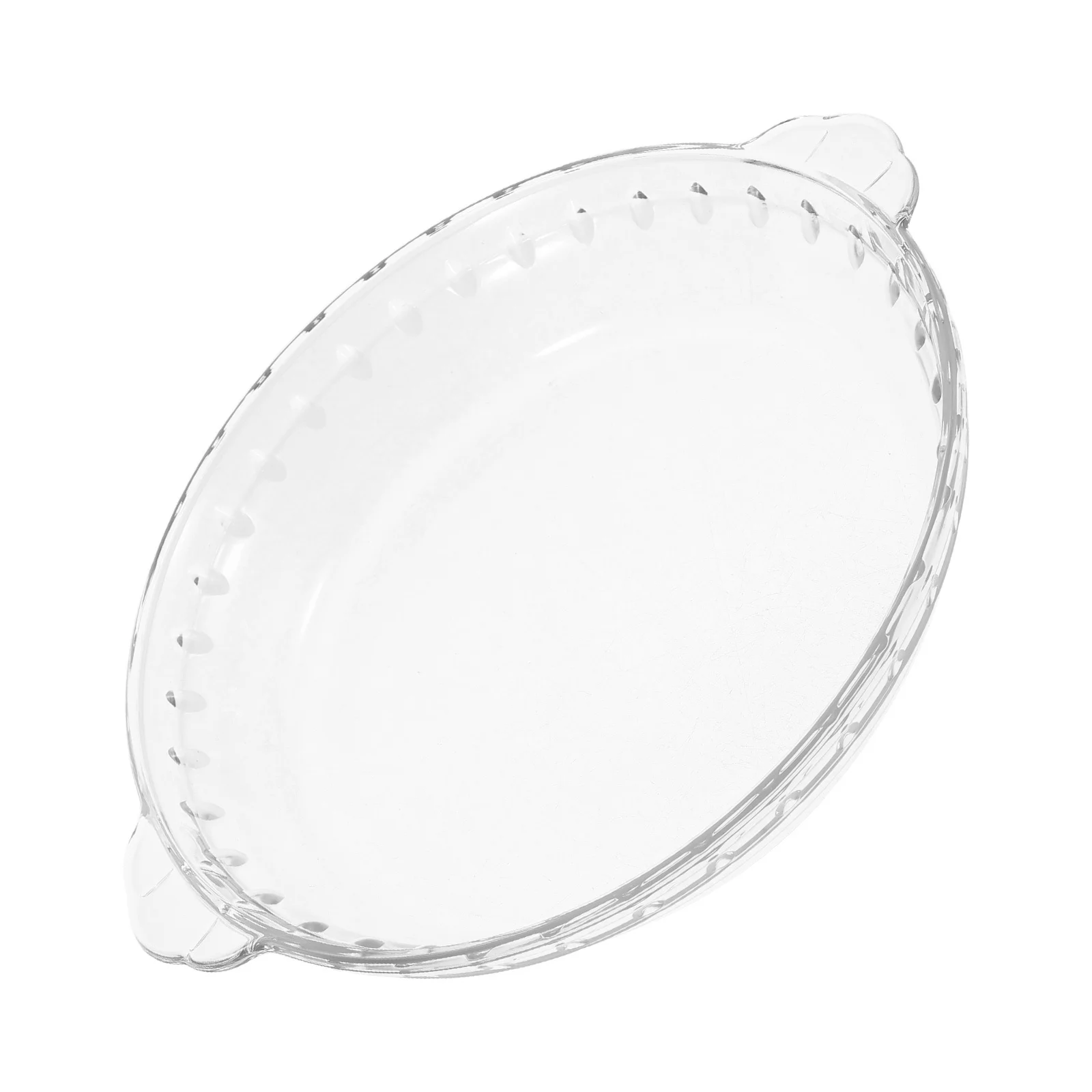 

10 Inch Glass Pie Pan Microwave Safe Oven Baking Dish Steamer Compatible Heat Resistant Serving Plate For Pasta Salad Appetizer