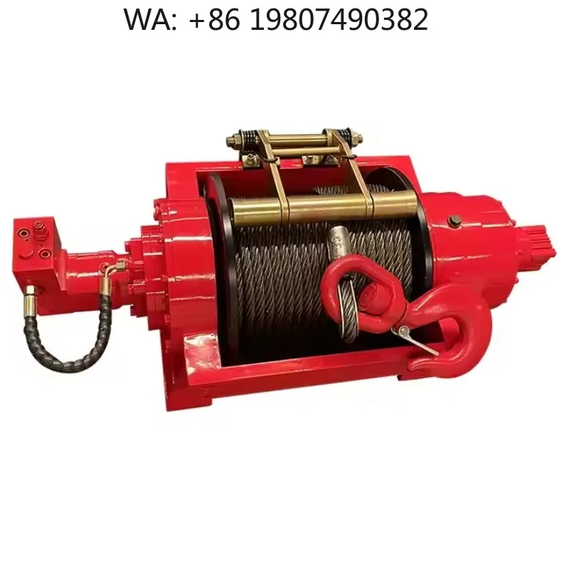 Multi-Ton Heavy Duty Hydraulic Pulling Recovery Winch 10–30 Ton, Stable Cable Unit for Tractors, Tow Trucks & Flatbed Wrecker Ro