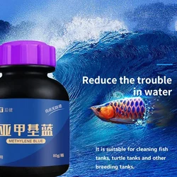 Methylene Blue Ornamental Fish for Aquarium Removal of White Spots and Fish Disease Medicine Koi Goldfish Betta Blood Parrot