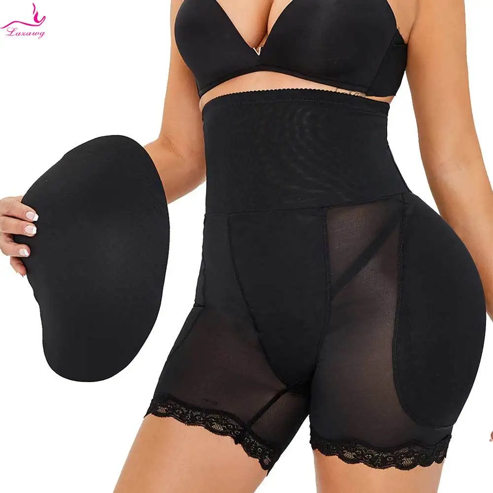 

LAZAWG Butt Lifter Panties with Pad Booty Shaper Push Up Shapewear Hip Enhancer Briefs Lady High Waist Tummy Control Body Shaper