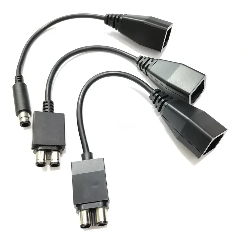 For X-BOX 360 Thick Fire Bull To ONE Slim E Conversion Cable 25CM Black XBOX360 25cm Conversion Cable Game Console Cables