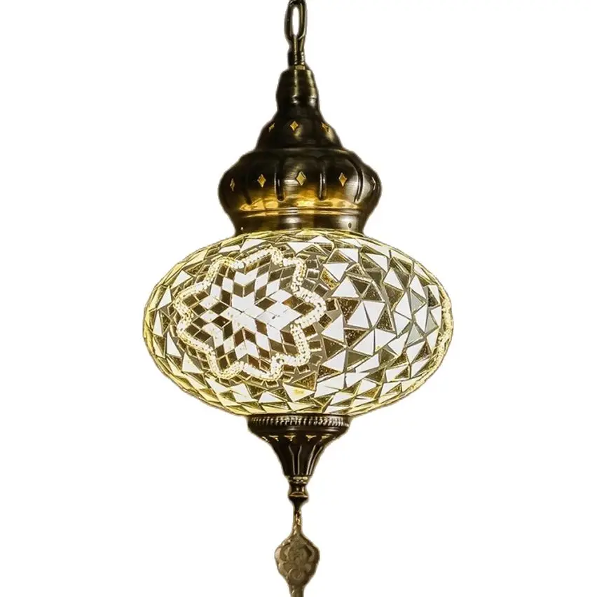 Southeast Asian style glass pendant lights café retro industrial style lamps Thai restaurant bar tea room pendant lamps lighting
