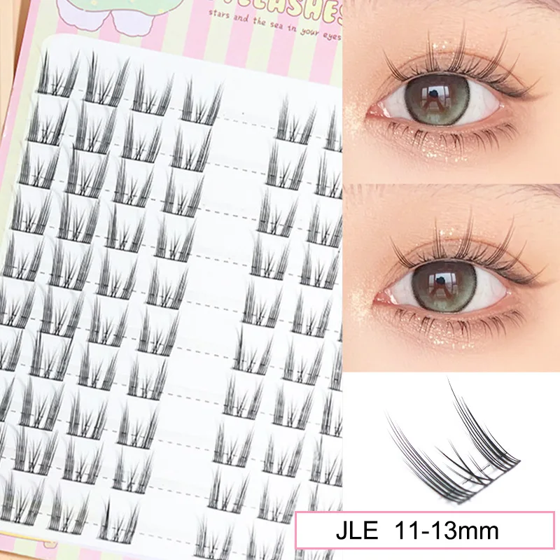 Brown Manga False Eyelashes, Natural Soft Large Capacity