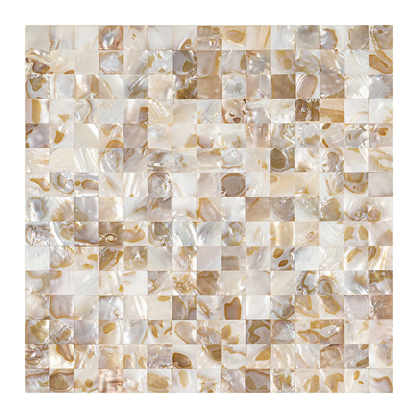 

White Natural Shell Mosaic Tile Kitchen Bathroom Wall Sticker Self-adhesive Wall Tile Bathroom Living Room