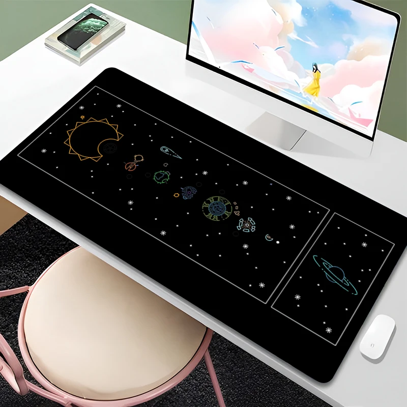 Mouse pad xxl dos desenhos animados anime hd impressão tapete de mesa portátil exterior wilds teclado pc acessórios de jogos mousepad estrela céu mouse pad