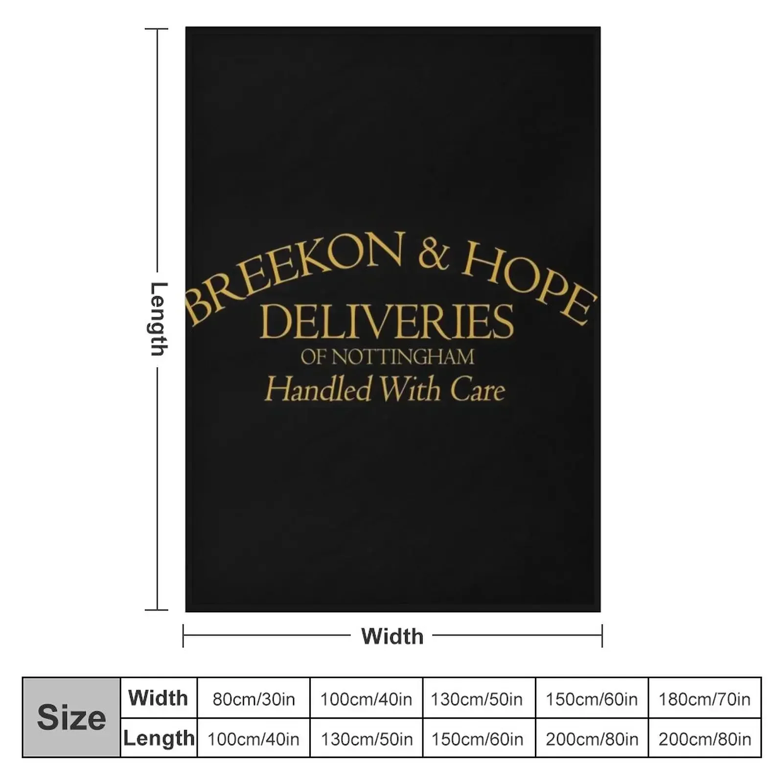 Breekon & Hope Deliveries Throw Blanket couch cozy soft plush fuzzy picnic outdoor blanket